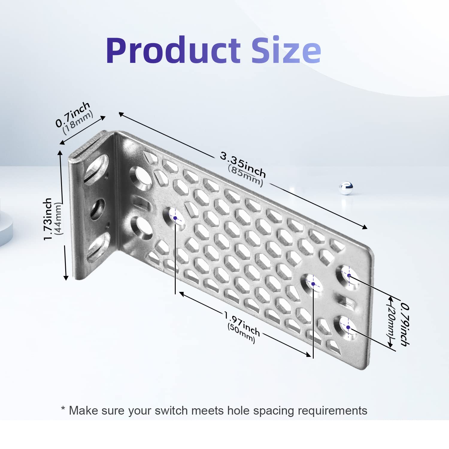19'' Rack Mount Kit For Cisco Switches 2960 X/2960 Xr Series And 3650/3850 Series Universal Rack Ears